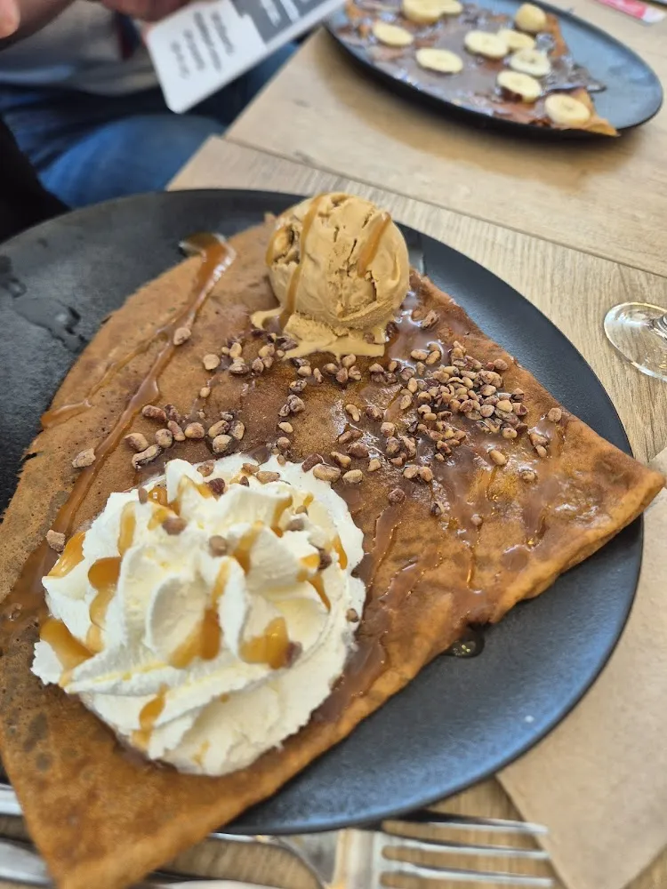 Crêpe Chocolat Supplément Chantilly